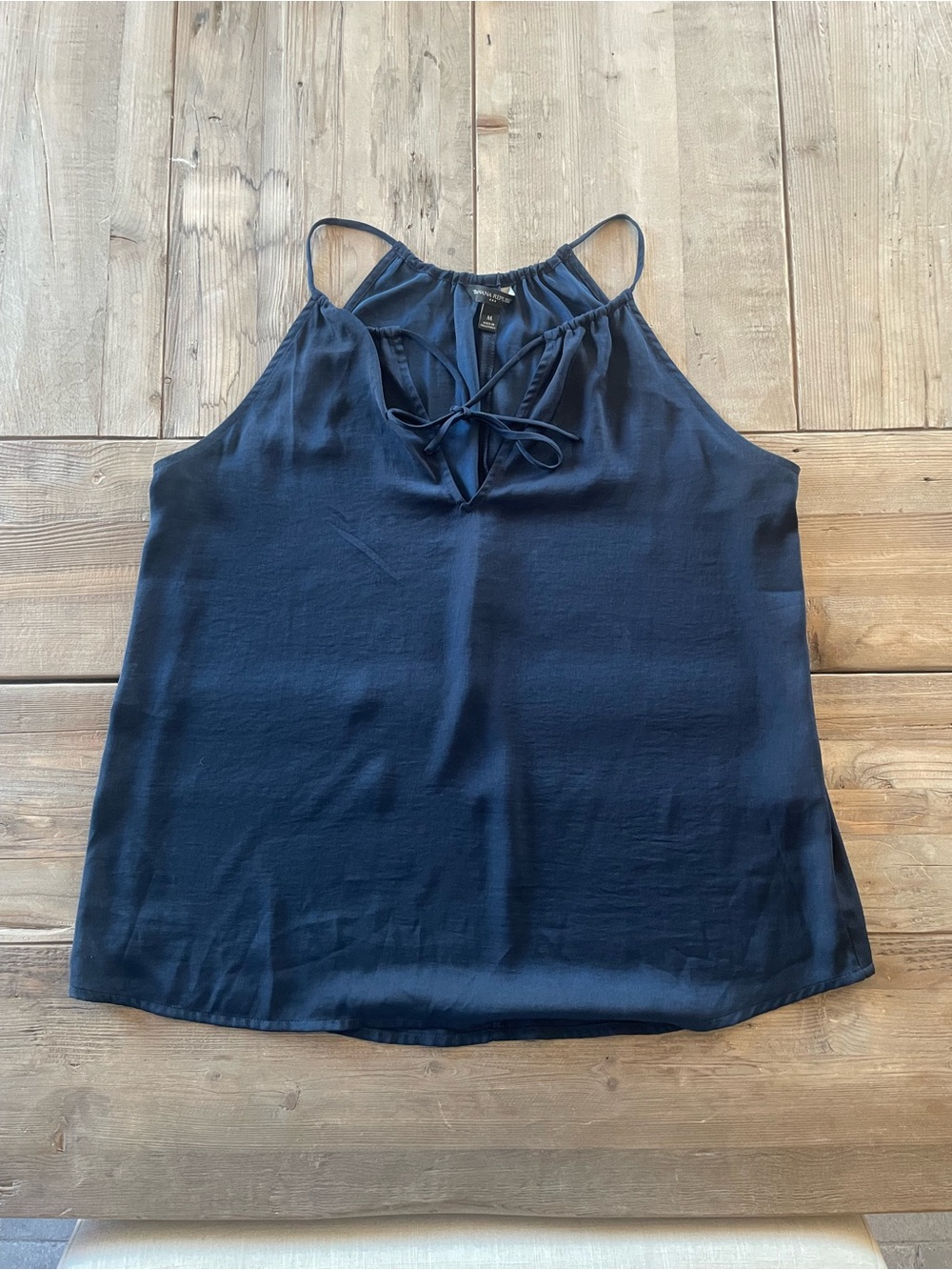 Banana Republic Navy Tie-Neck Camisole